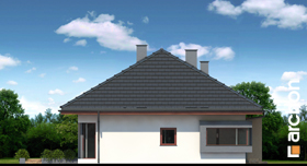 Maja punastes pihlakates (N) vaade